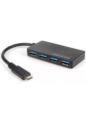 Hub USB C Tipo Zapatilla con 4 Puertos Usb