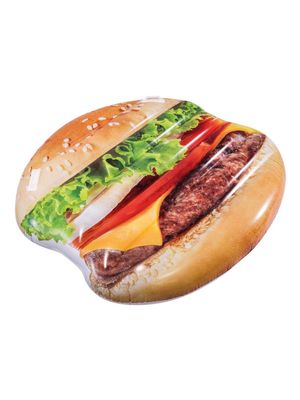 INTEX ESTERA FLOTANTE HAMBURGUESA  REALÍSTICA - 145CM X 142C