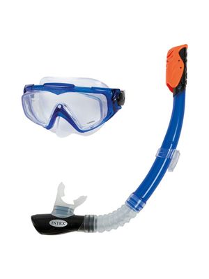 INTEX KIT DE SNORKEL + MÁSCARA DE BUCEO VIDRIO TEMPLADO FILT