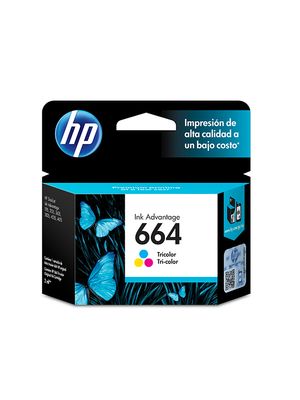 Cartucho de tinta HP 664-F6V28AL-Tricolor