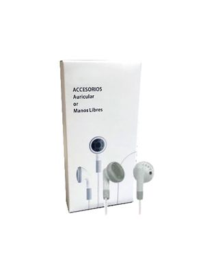 Auriculares Universales 3.5mm Blanco