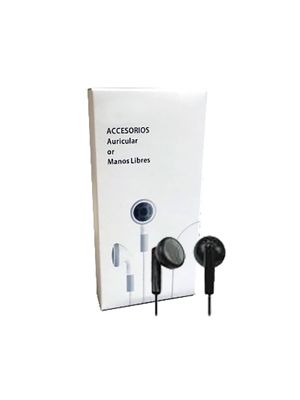 Auriculares Universales 3.5mm Negro