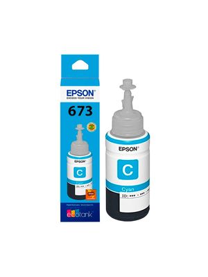 Botella Tinta Original EPSON T673220 Cyan