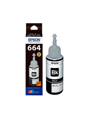 Botella Tinta Original EPSON T664120 Black