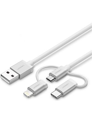 Cable 3 En 1 Ugreen Usb-c lightning microusb