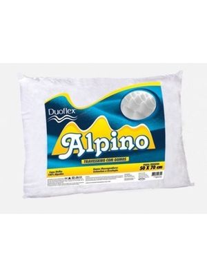 Almohada Alpino Duoflex Espuma Fria Con Gomos Masajeadores