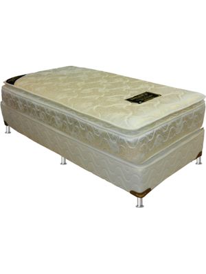 Conjunto Sommier Espuma D30 Doble Pillow 1 plaza