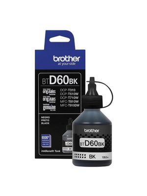 Botellas de Tinta Brother BT-D60BK Negro T310/T510W/T710W