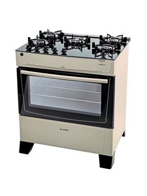 JAMES Cocina a Gas 5 Hornallas C 695 V Titanium