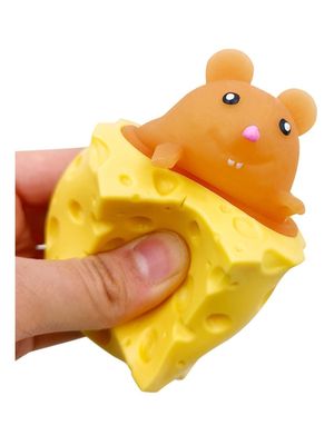 Amansaloco Apretar Queso Raton Fidget Toy Anti Estres