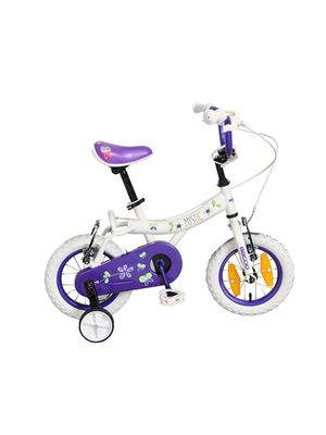 BACCIO Bicicleta MYSTIC rodado 12 Blanco con Violeta