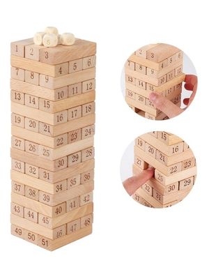 Jenga De Madera Original Regalo Juego Maderitas Apilables