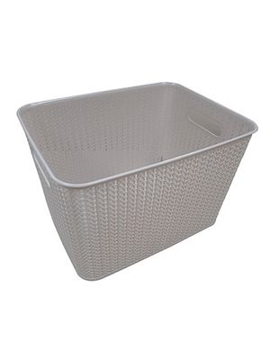 CAJA OR28-02 20 LTS  IMIT RATTAN  BEIGE