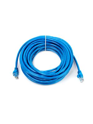 Cable de Red UTP Patchcord Genérico Categoría 6 20m Azul