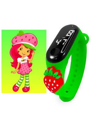 Reloj Para Niño Personajes Frutillita Verde