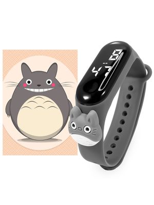 Reloj Para Niño Personajes Totoro Gris