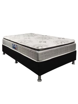 Sommier Espuma D33 Pillow Top – Sono – 1 plaza y media- ALTA DENSIDAD-Soporte 130kg- ORTOPÉDICO- DELTA