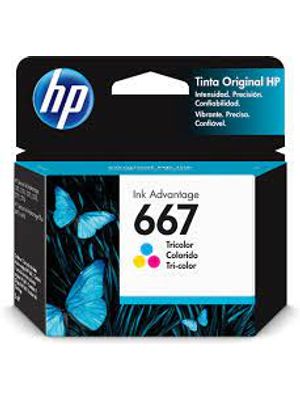 Cartucho de Tinta HP 667 Tricolor  3YM78AL