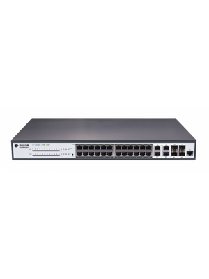 SWITCH BDCOM L2 24*1G POE+ 370W + 4*COMBO 1G SFP/RJ45