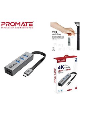 HUB USB-C PROMATE MEDIAHUB-C3 HDMI/3 USB 3.0