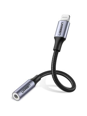 Adaptador Ugreen Lightning A 3.5 Aluminio Black