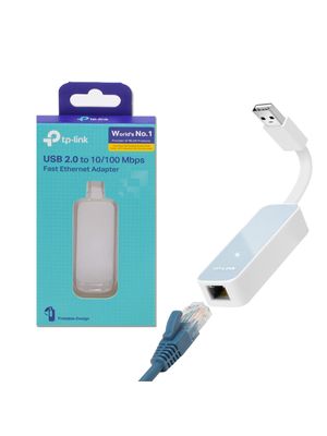 Adaptador De Red Usb 2.0 A Rj45 Tp-link UE200 Ethernet 10/100