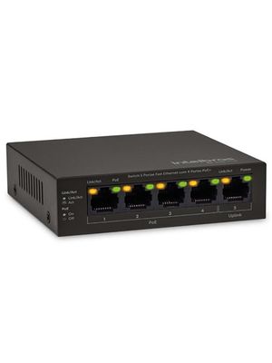 Switch POE 5p 10/100 | 4p | SF 500 PoE | Intelbras