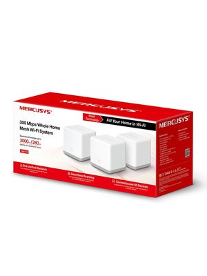 Access Point Mesh Wi-Fi Mercusys Halo S3 300Mbps (Pack 3)