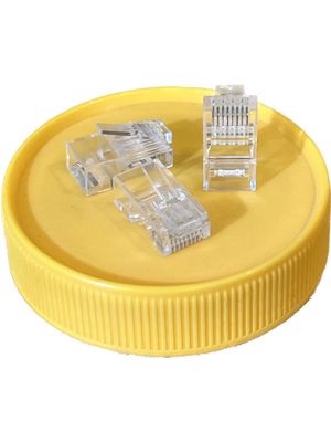 Ficha RJ45 Macho para cable UTP Cat6 10 unidades