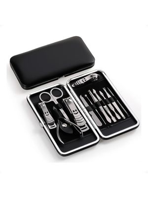 Set Manicura Completo12 Piezas Con Estuche