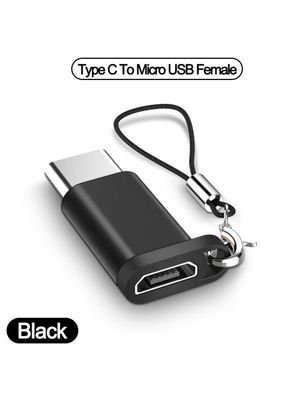 Adaptador Micro USB A Tipo-C Para Llavero