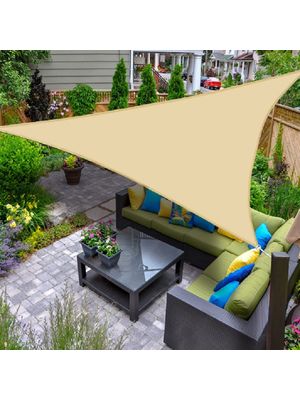 Toldo Vela impermeable triangular 5 X 5 X 5