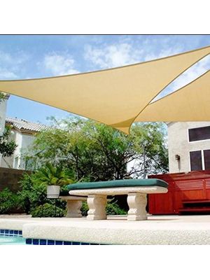 Toldo Vela Impermeable triangular isósceles 3 X 3 X 4,25