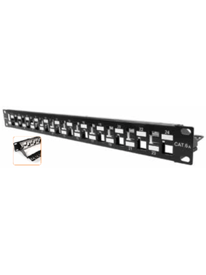 PATCHERA PANEL MODULAR CAT 6A NEXXT 24 PUERTOS