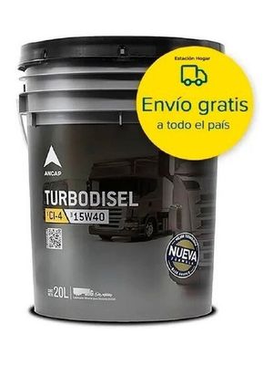 Lubricante Motor Diesel Turbodisel 15w40 Aceite Ancap 20 Lts