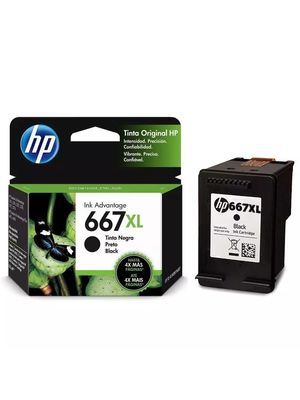 Cartucho Original Hp 667XL Negro 2375 2775 2776 2375