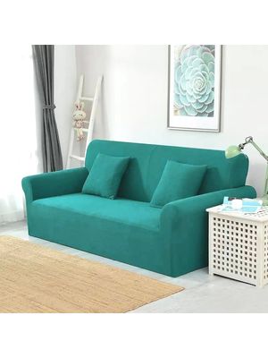 Funda Cubre Sofa Para Sillon 2 Cuerpos Elastizada NEGRO