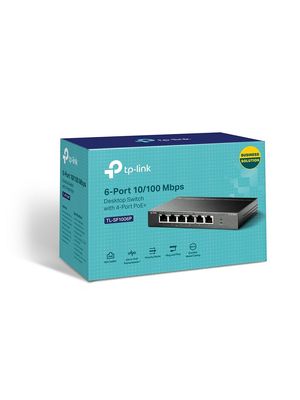 Switch TP-LINK TL-SF1006P 6 Puertos 10/100 con 4 POE