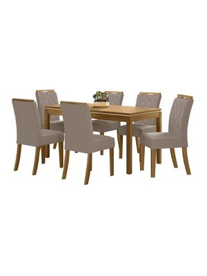 Juego De Comedor 6 Sillas Calidad Premium Sillas Tapizadas