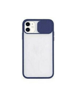 Case con protector para camara Iphone 12 Azul