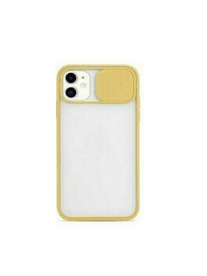 Case con protector para camara Iphone 12 Pro Amarillo