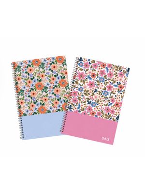 Cuaderno Dali Flores Rosa