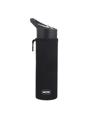 Botellas Deportiva Mor En Acero Inoxidable Funda Neopreno