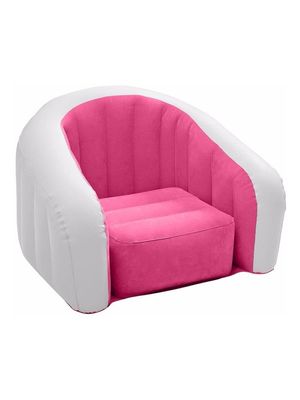 Sillón Inflable Cafe Club Rosado Intex, Acuarela