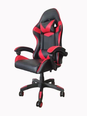 SILLA GAMER NEGRO ROJO RECLINABLE