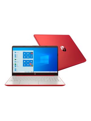 Notebook Hp 15-DW0083WM N5000 4gb 128gb 15,6" Win10 Rojo