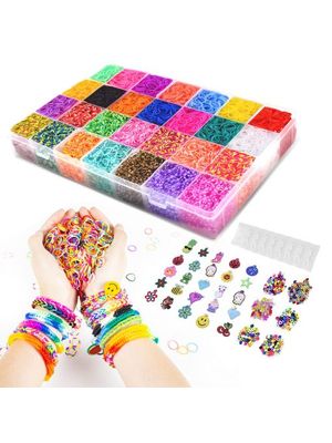 Caja de Pulseras Coloridas Loom Band 4400