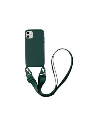 Case con correa Iphone 11 Pro Verde petroleo