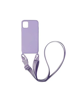 Case con correa Iphone 12 Pro max Lila