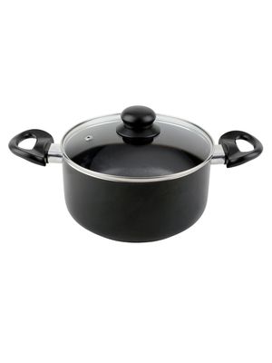 CUORI Olla Cacerola C-Black-24 6.1 lts